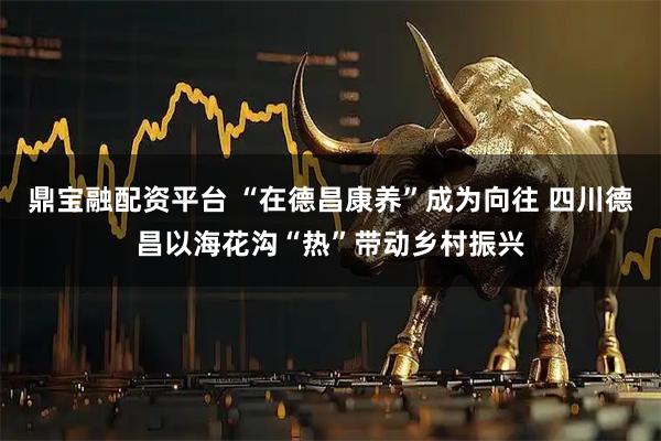 鼎宝融配资平台 “在德昌康养”成为向往 四川德昌以海花沟“热”带动乡村振兴