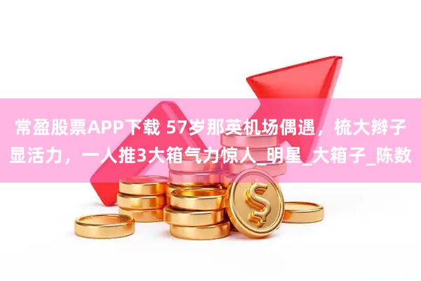 常盈股票APP下载 57岁那英机场偶遇，梳大辫子显活力，一人推3大箱气力惊人_明星_大箱子_陈数